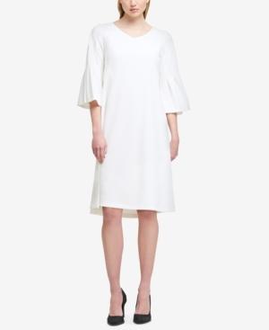 Dkny Trumpet-sleeve Shift Dress