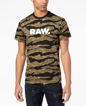 G-star Raw Men's Logo-print Camo T-shirt
