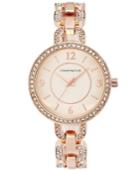 Charter Club Women's Pave Rose Gold-tone Bracelet Watch 33mm, Created For Macy's