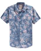 Guess Men's Washed Floral Shirt