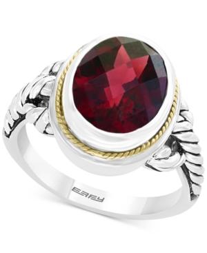 Effy Rhodolite Garnet Ring (3-9/10 Ct. T.w.) In Sterling Silver & 18k Gold