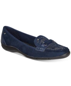 Karen Scott Jazyy Perforated Loafers, Created For Macy's Women's Shoes