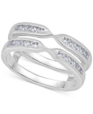 Diamond Channel-set Ring Guard (1/2 Ct. T.w.) In 14k White Gold