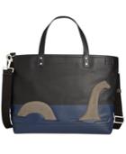 Jack Spade Men's Loch Ness Monster Leather Coal Bag