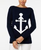 Tommy Hilfiger Mindy Anchor Graphic Sweater, Created For Macy's