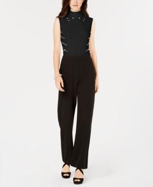 Xoxo Juniors' Grommet Mock-neck Jumpsuit