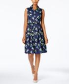 Charter Club Printed Fit & Flare Shirtdress, Only At Macy's
