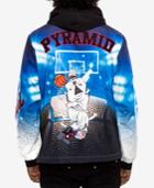 Black Pyramid Men's Zip-front Colorblocked Hoodie