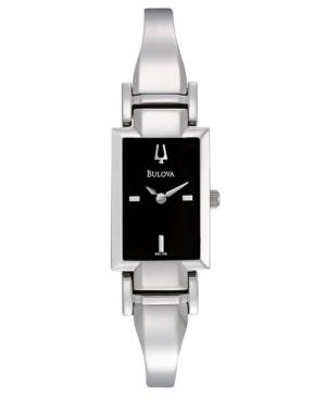 Bulova Watch, Women's Stainless Steel Bangle Bracelet 18mm 96l138