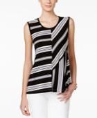 Vince Camuto Striped Sleeveless Blouse