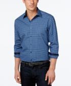 Tasso Elba Men's Check Long-sleeve Shirt