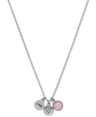 Bcbgeneration Silver-tone Triple Charm Pendant Necklace