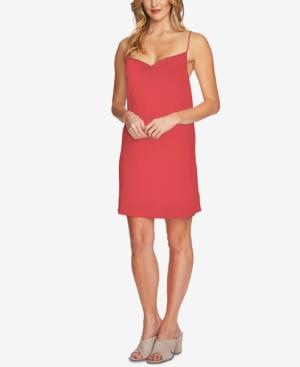 1.state Cowl-neck Peekaboo Slip Dress