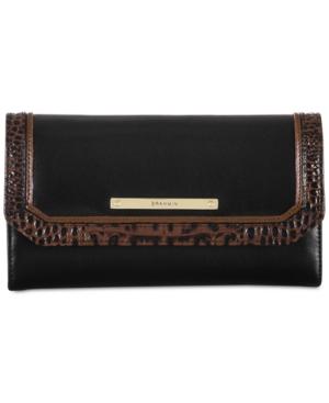 Brahmin Tuscan Tri-texture Checkbook Wallet