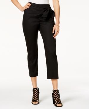 Be Bop Juniors' Tie-waist Cropped Pants