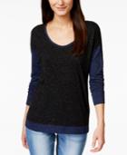 Calvin Klein Jeans Downtown Colorblocked Metallic-detail T-shirt