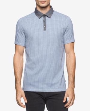 Calvin Klein Men's Micro-pattern Polo
