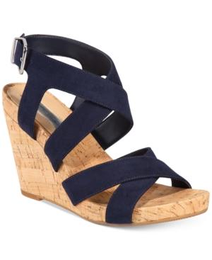 Inc International Concepts Women's Landor Strappy Wedge Sandals, Only At Macy's Women's Shoes