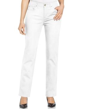 Jm Collection Tummy-control Curvy Fit Jeans, Colored Wash