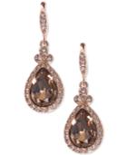 Givenchy Teardrop Pave Crystal Drop Earrings