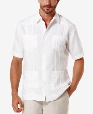 Cubavera Short Sleeve Embroidered Guayabera Shirt