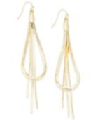 Thalia Sodi Gold-tone Multi-chain Drop Earrings, Created For Macy's