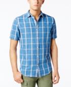 Tommy Hilfiger Men's Classic-fit Windowpane Plaid Shirt