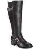 Thalia Sodi Vada Wide-width Wide-calf Riding Boots, Created For Macy's Women's Shoes
