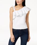 The Edit By Seventeen Juniors' Ruffled Top, Created For Macy's