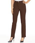 Lee Platinum Petite Relaxed-fit Colored Jeans, Toffee Wash