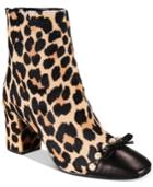 Kate Spade New York Orton Cheetah-print Booties Women's Shoes