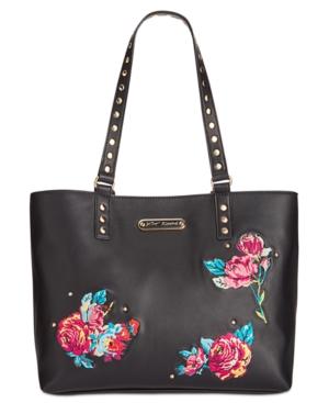 Betsey Johnson Large Embroidered Tote, A Macy's Exclusive Style