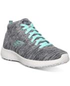 Skechers Women's Burst Chukka Flat Knit Running Sneakers From Finish Line