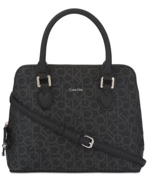 Calvin Klein Ellina Signature Medium Satchel