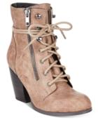 Dolce By Mojo Moxy Joelle Lace-up Booties Women's Shoes