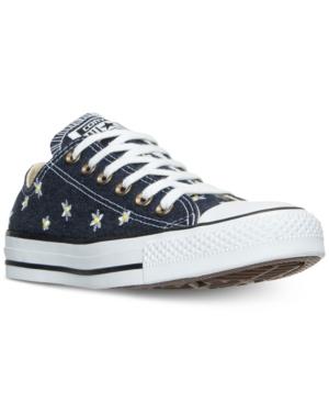 Converse Women's Chuck Taylor Ox Daisy Print Casual Sneakers From Finish Line