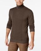 Alfani Men's Regular Fit Texture Turtleneck Sweater, Only At Macy's