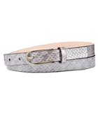 Calvin Klein Python-embossed Belt