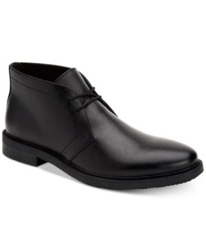 Calvin Klein Men's Cam Leather Chukka Boots Men's Shoes