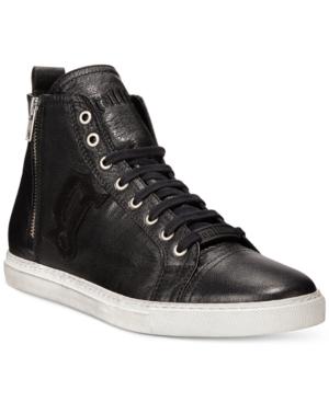 John Galliano Zip Hi-top Sneakers Men's Shoes