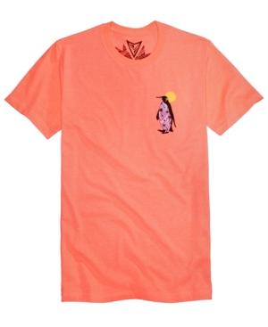 Univibe Men's Strolling Penguin-print T-shirt