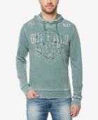 Buffalo David Bitton Men's Deconstructed Graphic-print Hoodie