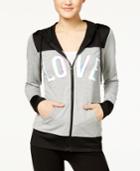 Material Girl Active Juniors' Love Graphic Hoodie, Only At Macy's