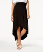 Bcx Juniors' Tulip-hem High-low Maxi Skirt