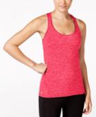 Ideology Rapidry Heathered Racerback Performance Tank Top, Created For Macy's