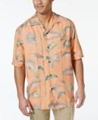Tommy Bahama Foster Silk Frond-print Short-sleeve Shirt