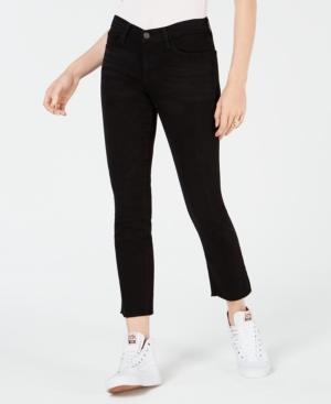 Flying Monkey Cropped Raw-hem Jeans