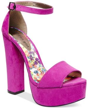 Madden Girl Wallflwr Two-piece Platform Sandals Women's Shoes