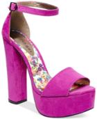 Madden Girl Wallflwr Two-piece Platform Sandals Women's Shoes