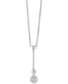 Pave Classica By Effy Diamond Cluster Lariat Necklace (5/8 Ct. T.w.) In 14k White Gold